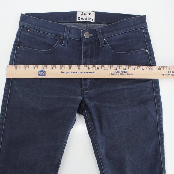 ACNE STUDIOS Maxx Jean Blue Speed Slim Skinny Low Rise Stretch Denim Men's 29x34 - Picture 11 of 16